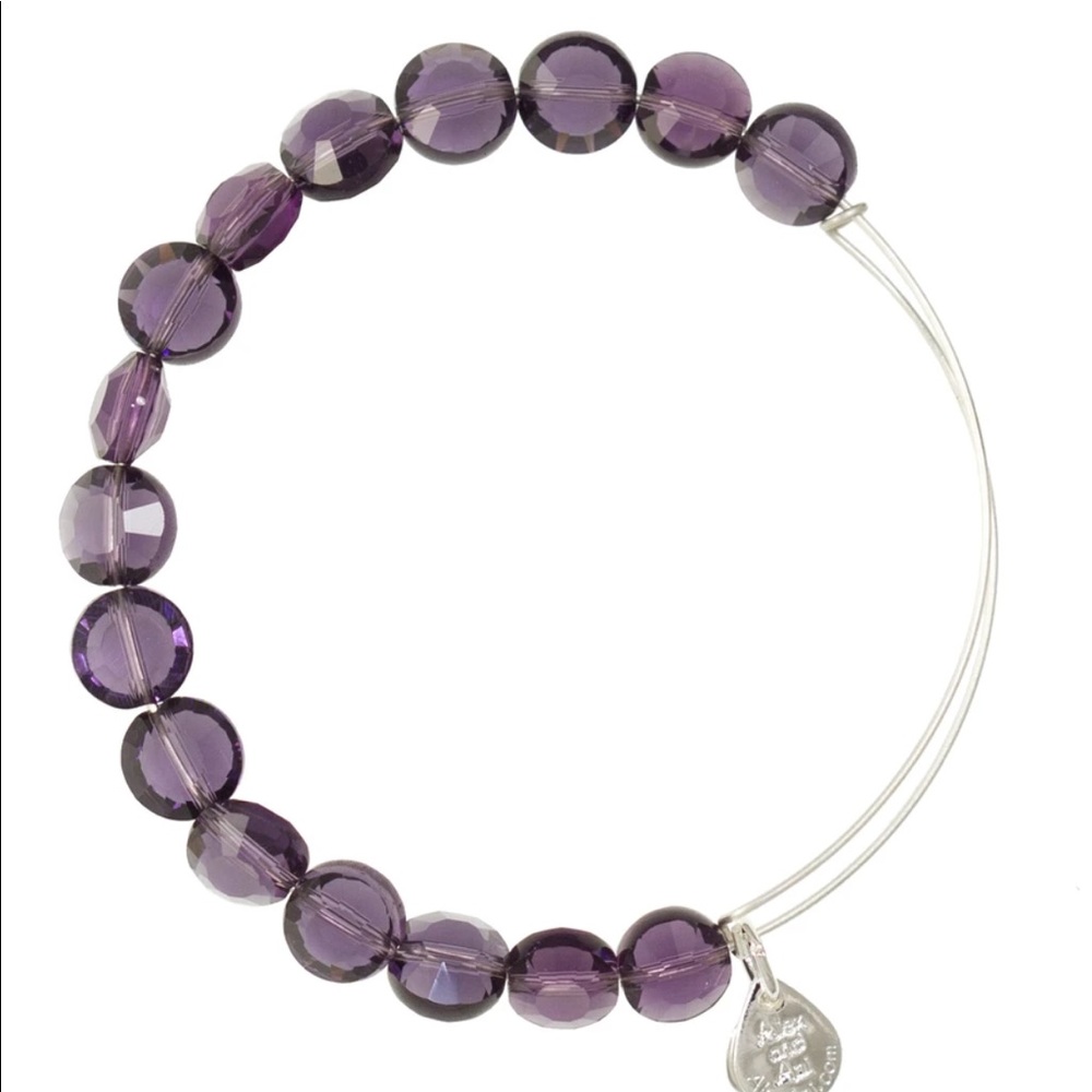 Alex & Ani Amethyst Luxe Bangle